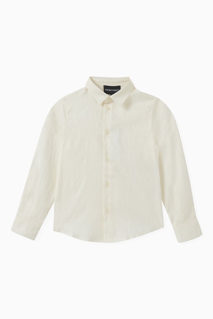

EA Logo Shirt in Cotton, White