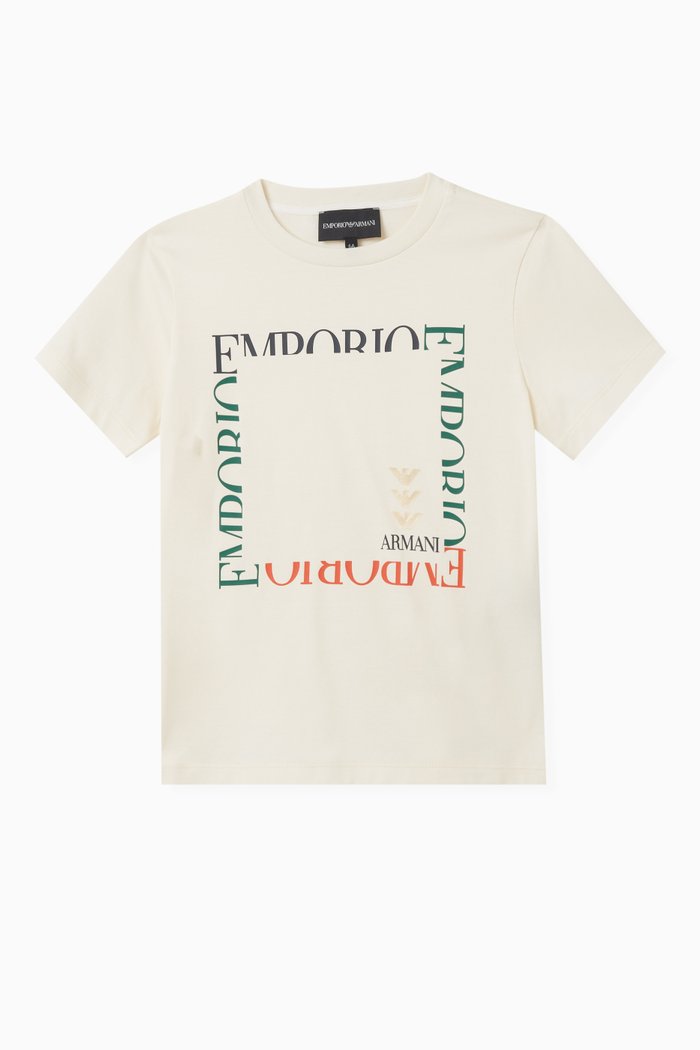 

Logo-print T-shirt in Cotton, White