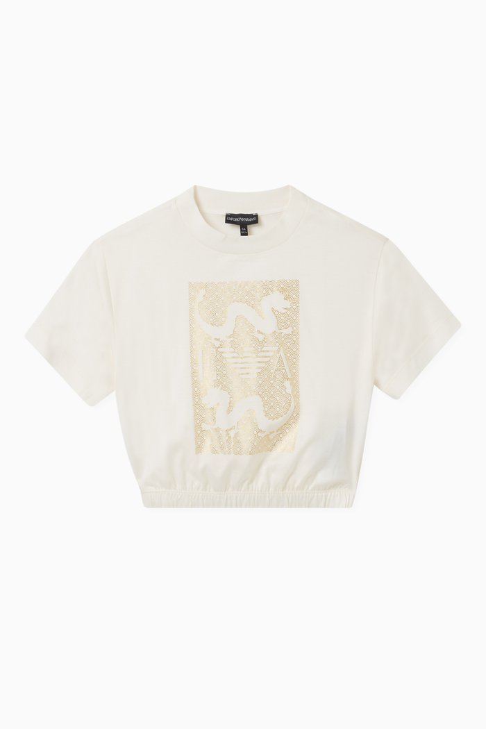 

Chinese New Year Logo-print T-shirt, White