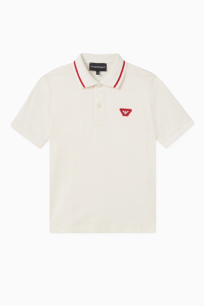 

Chinese New Year Polo Shirt in Cotton-piqué, White