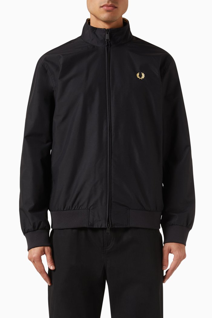 

Brentham Jacket in Nylon-twill, Black