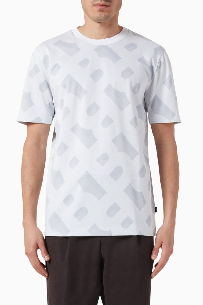

Monogram T-shirt in Cotton Jersey, White