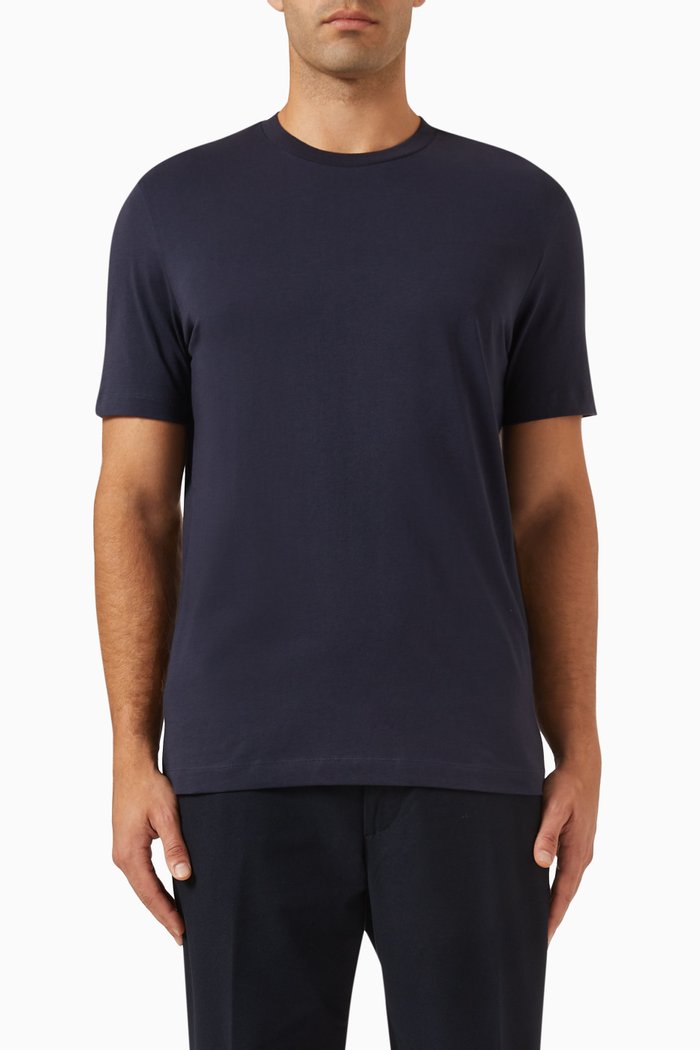 

Thompson 02 T-shirt in Cotton-jersey, Blue