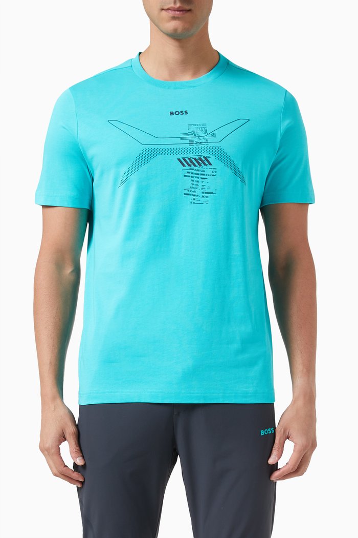 

Tee 3 T-Shirt in Cotton-Jersey, Green