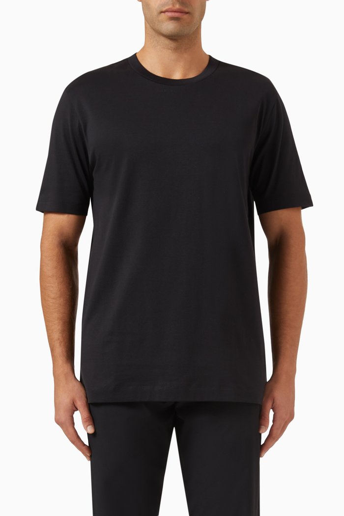 Thompson T-shirt in Cotton-jersey, Black