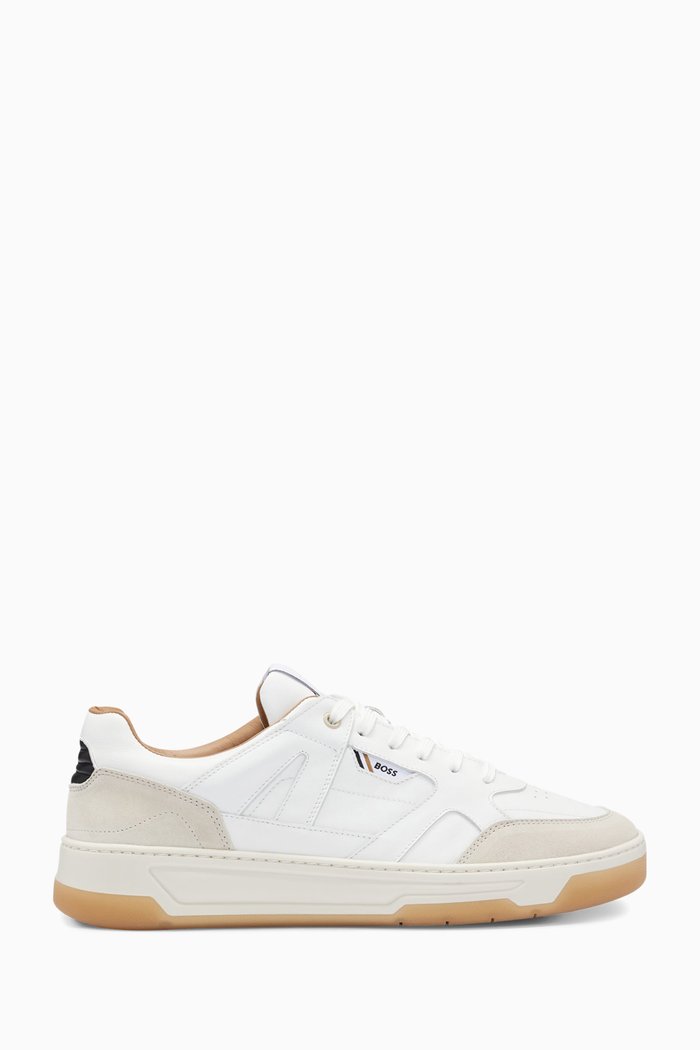 

Baltimore Tenn Sneakers in Leather, White