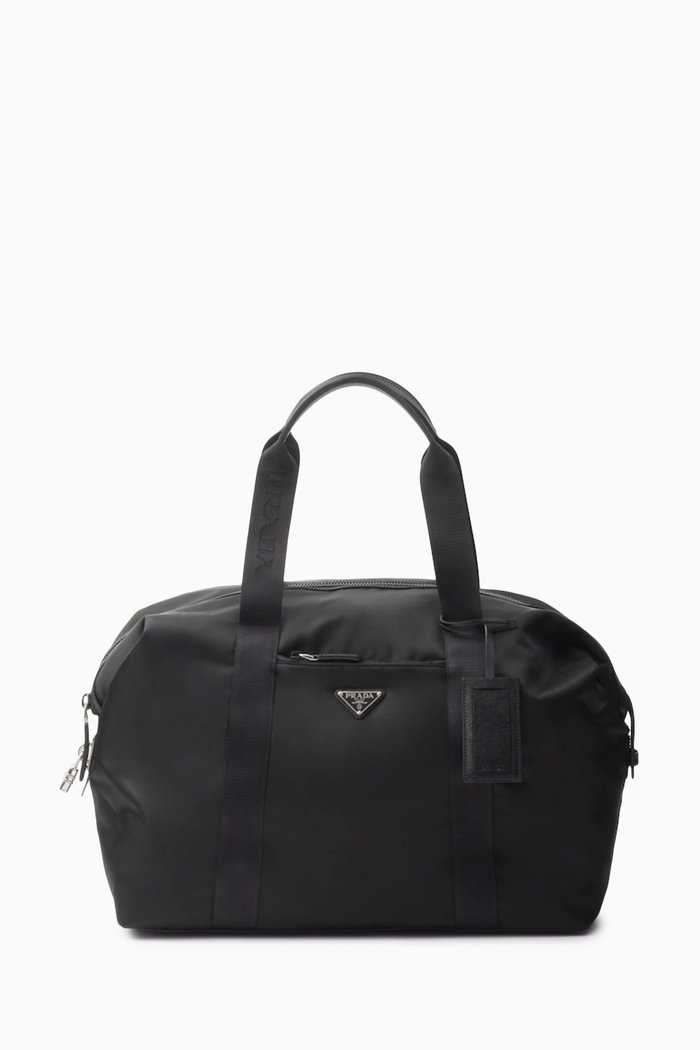 

Gym Duffle Bag in Regenerated Nylon, Black