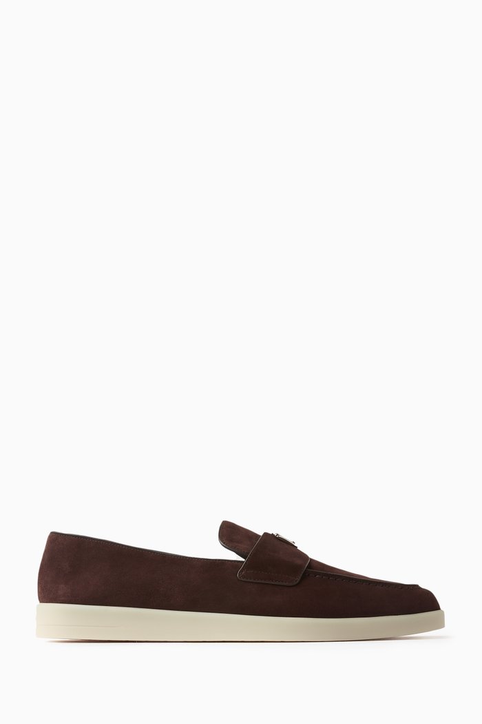 

Saint Tropez Loafers in Suede, Brown