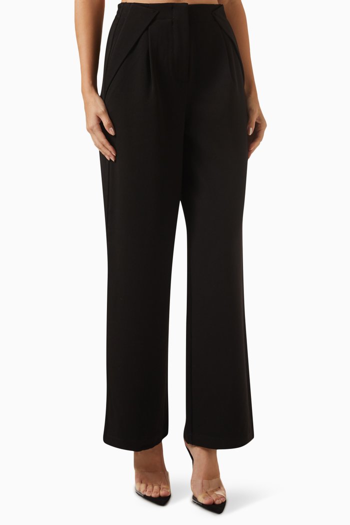 

Yasbilly Pants in Viscose-blend, Black