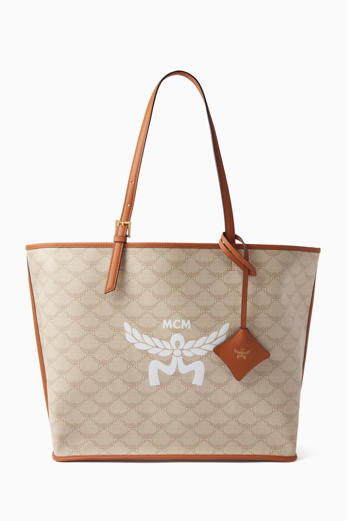 

Himmel Shopper Tote Bag in Canvas, Neutral