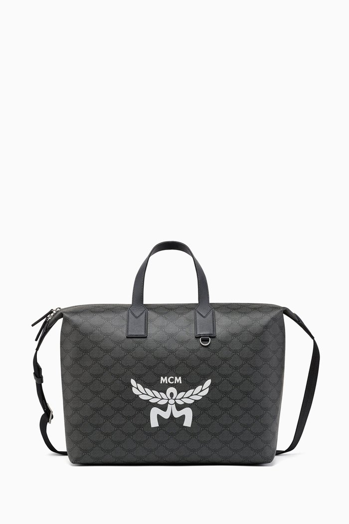 

X-large Himmel E/W Tote Bag in Lauretos Canvas, Grey