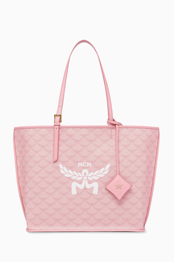

Medium Himmel Shopper Tote Bag in Lauretos Canvas, Pink