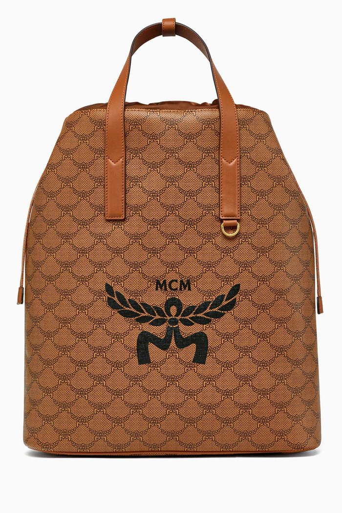 

Medium Himmel Backpack in Lauretos Canvas, Brown