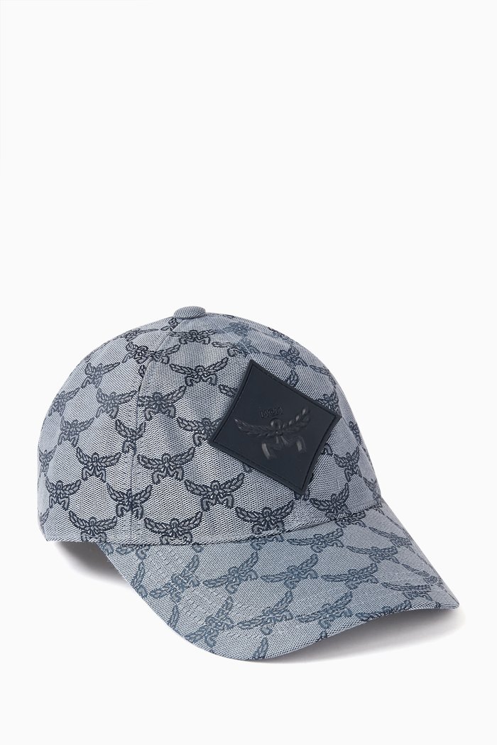 

Logo Baseball Cap in Denim-jacquard, Blue