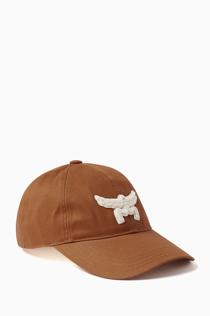 

Essential Logo Baseball Cap in Cotton-twill, Brown