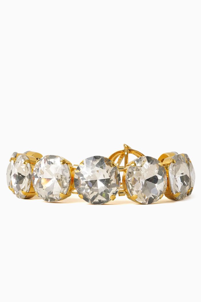

Les Clochettes Stone Choker in Gold-plated Brass