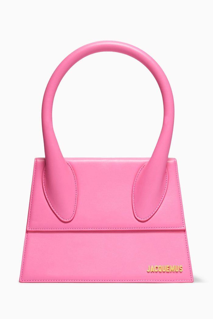 

Le Grand Chiquito Top Handle Bag in Smooth Leather, Pink