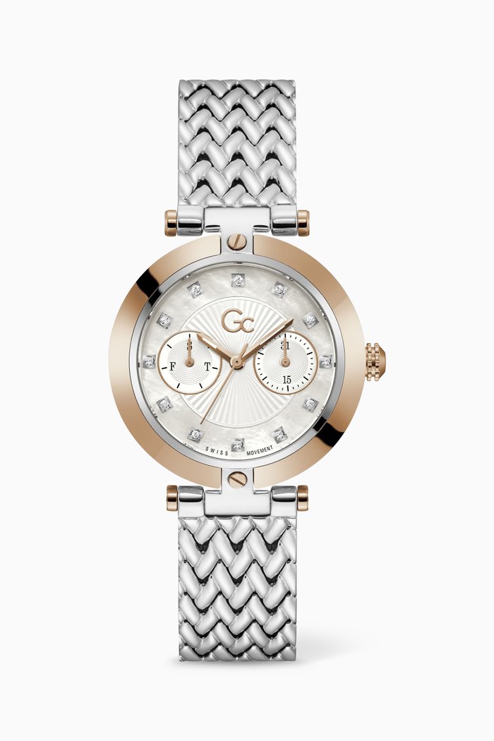 

Vogue Quartz Stainless Steel Watch, 36.5mm, White