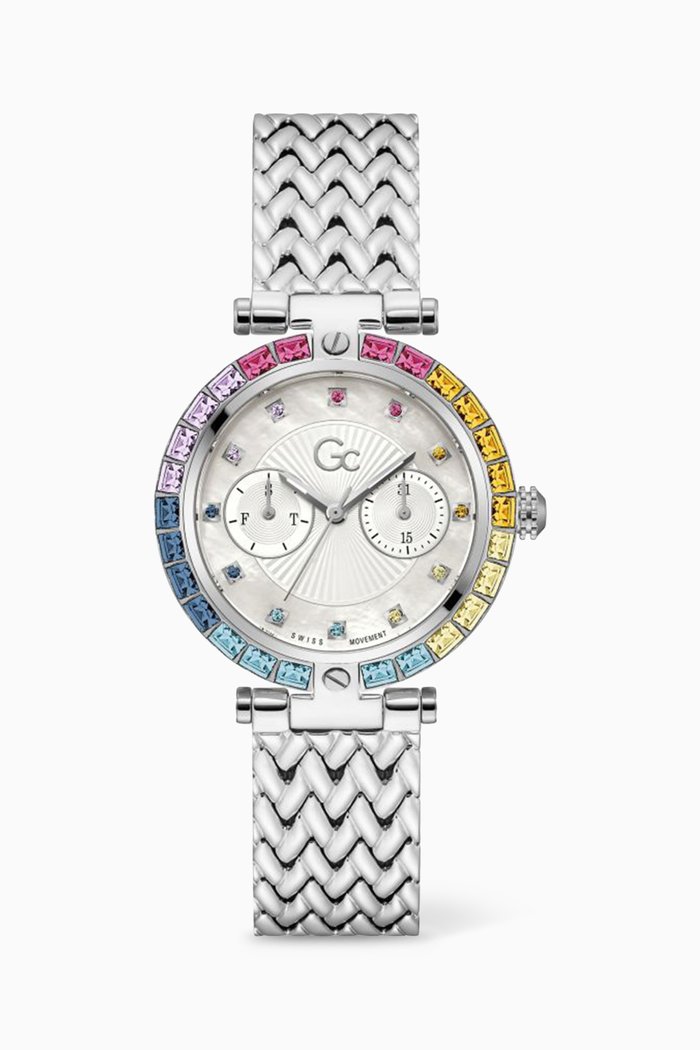 

Vogue Quartz Stainless Steel Watch, 36.5mm, White