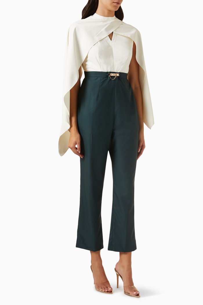 

Renata Jumpsuit in Terry-rayon, Green