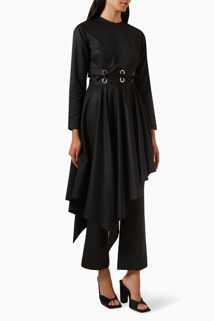 Nera Jumpsuit in Terry-rayon, Black