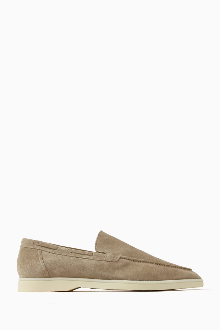 

Yacht Loafers in Softey® Suede, Grey