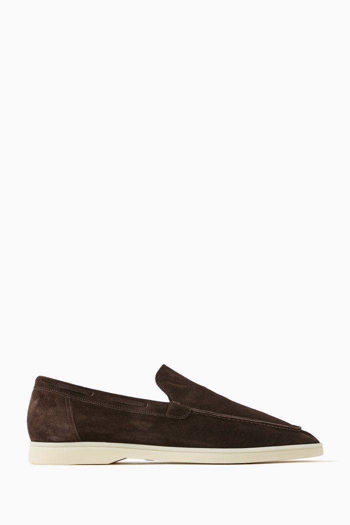Yacht Loafers in Softey® Suede, Grey