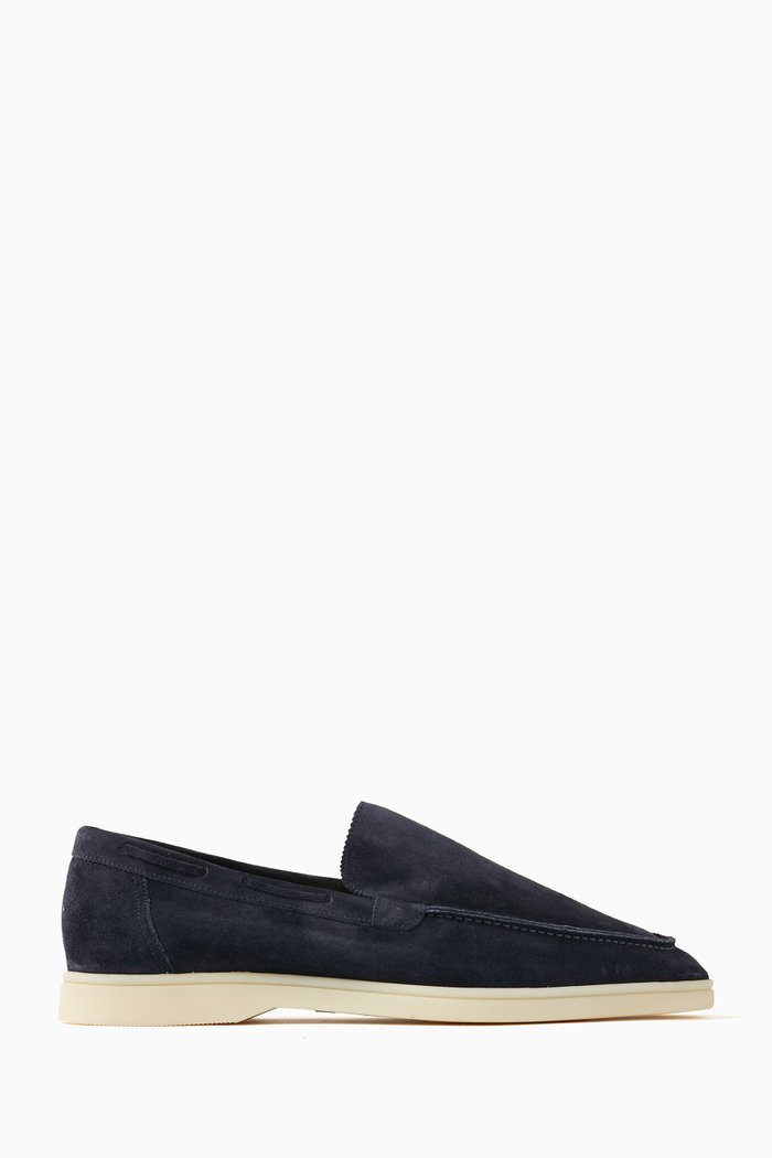 

Yacht Loafers in Softey® Suede, Blue