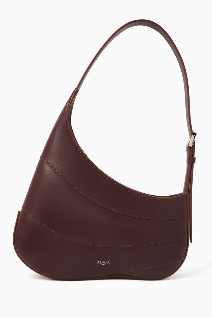 

Djinn Shoulder Bag in Smooth Leather, Brown