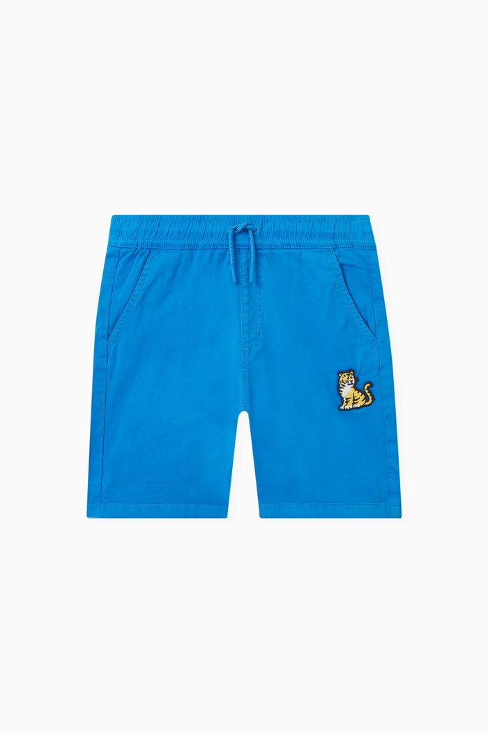 

Logo-patch Bermuda Shorts, Blue
