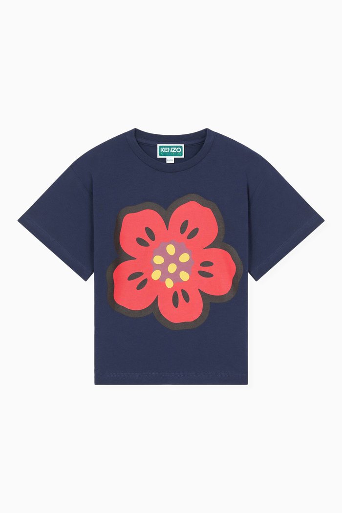 

Boke Flower T-shirt in Cotton, Blue