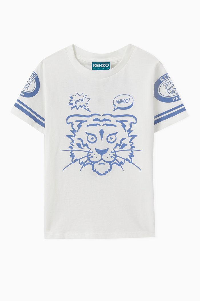 

Graphic Logo-print T-shirt in Cotton-jersey, White