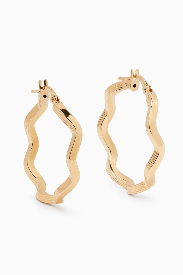 

Oralia Hoop Earrings in 18kt Gold