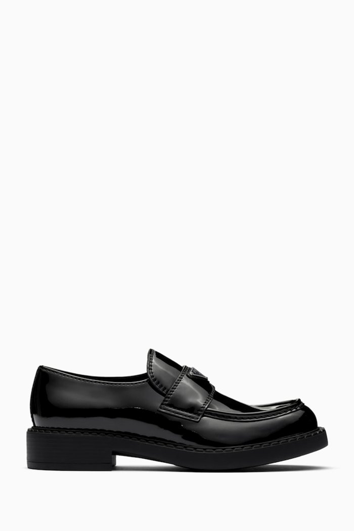 

Logo-detail Loafers in Patent Leather, Black