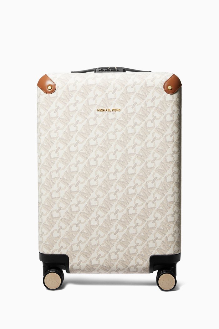 Empire Trolley Suitcase in Monogram Canvas, Neutral