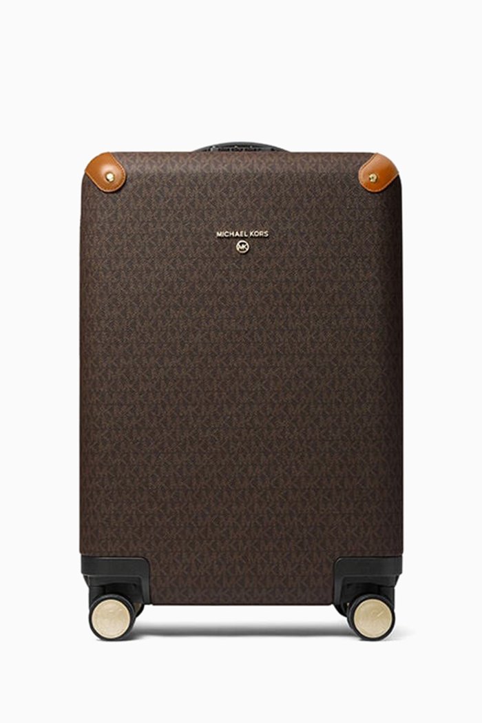 

Small Trolley Suitcase in Signature Monogram Canvas, Brown
