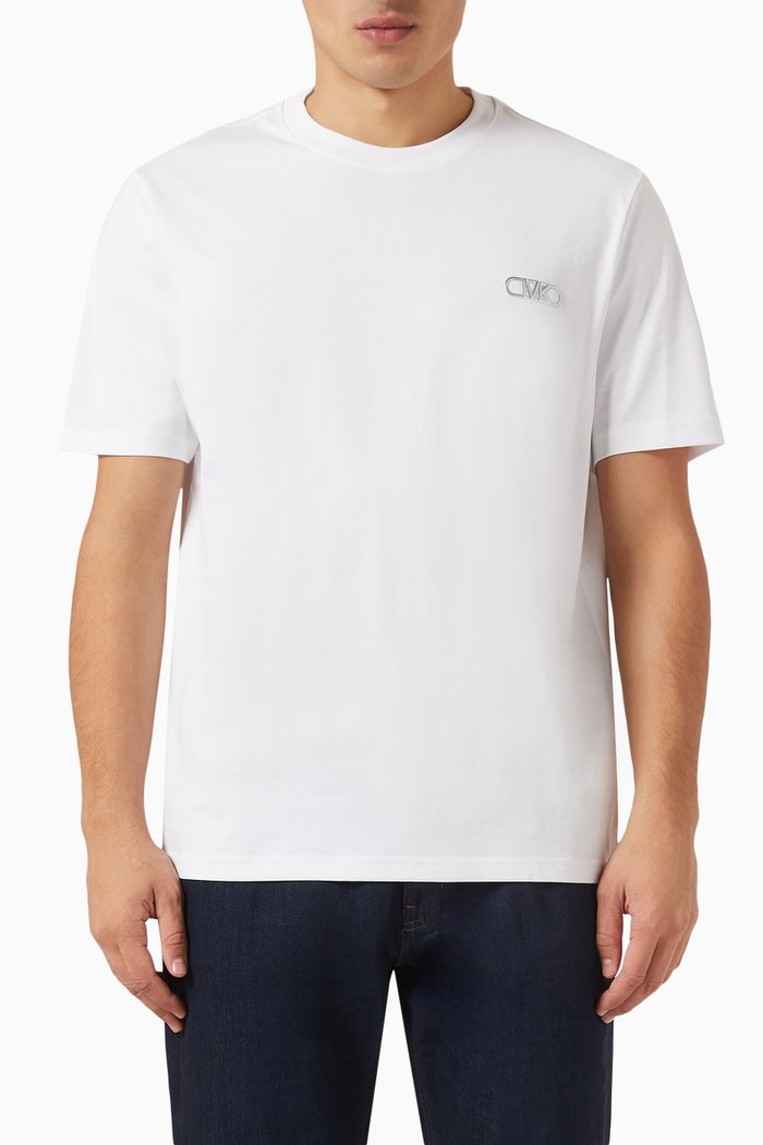 

Empire Logo T-shirt in Cotton, White