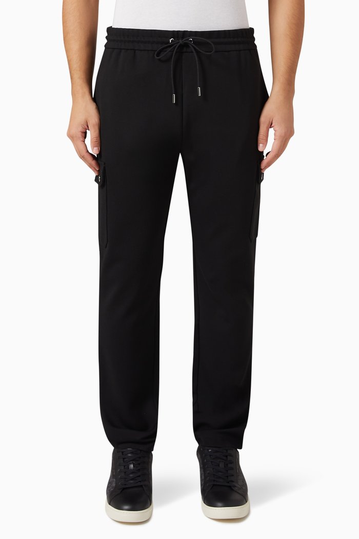 

Ponte Track Pants in VIscose-blend, Black