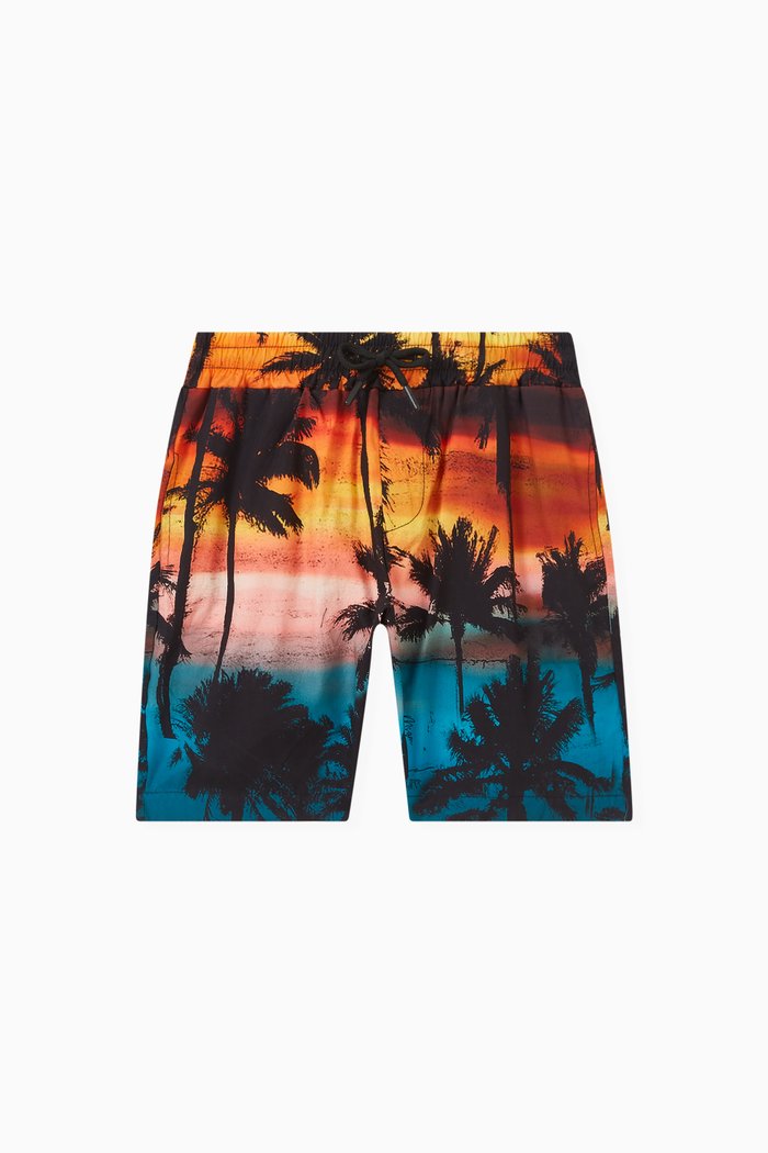 

Bermuda Boy Printed Shorts in Cotton, Multicolour