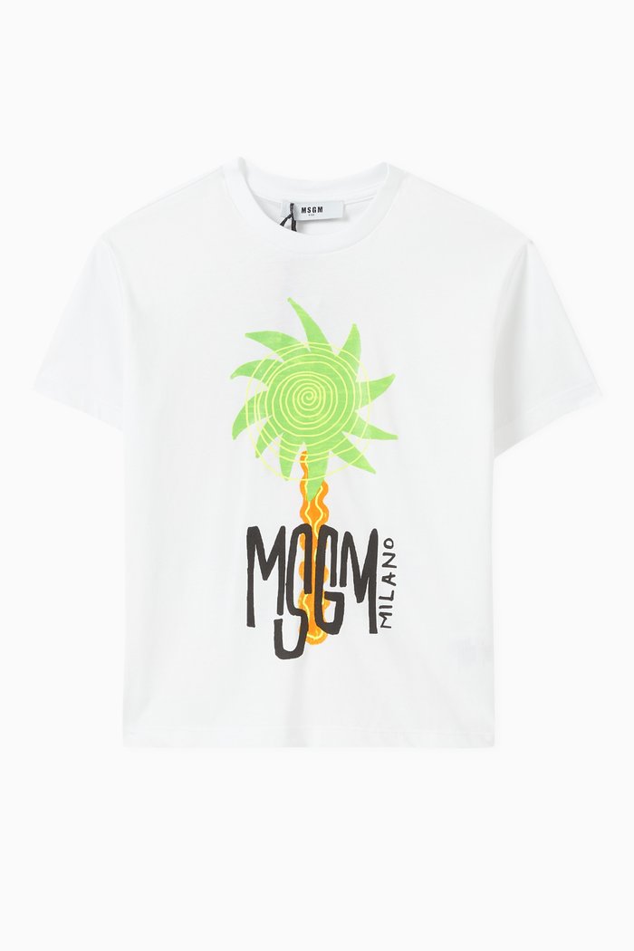 

Logo T-shirt in Cotton, White