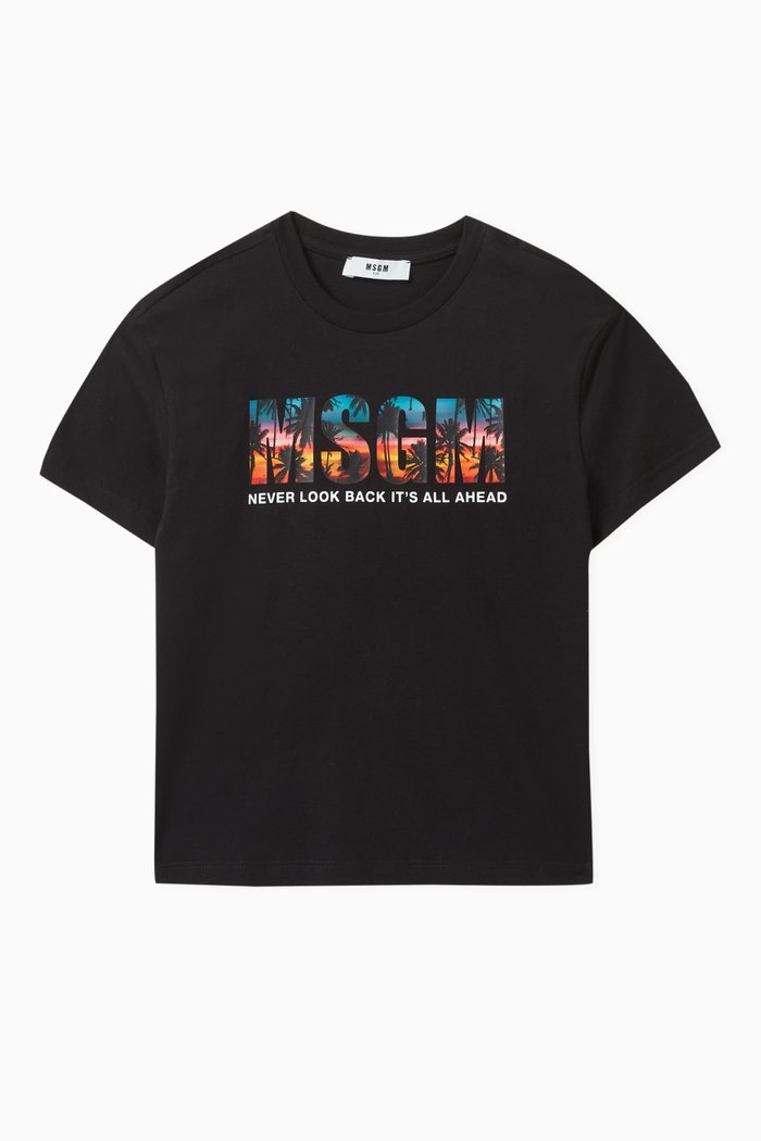

Logo T-Shirt in Cotton Jersey, Black