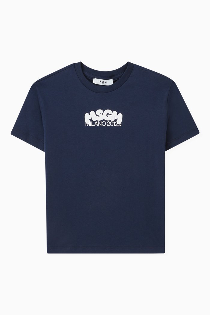 

Logo T-shirt in Cotton, Blue