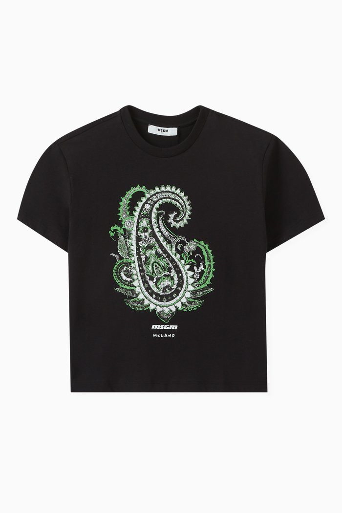 

Logo T-Shirt in Cotton Jersey, Black