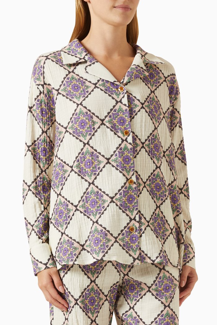 

Henry Button-up Shirt, Multicolour