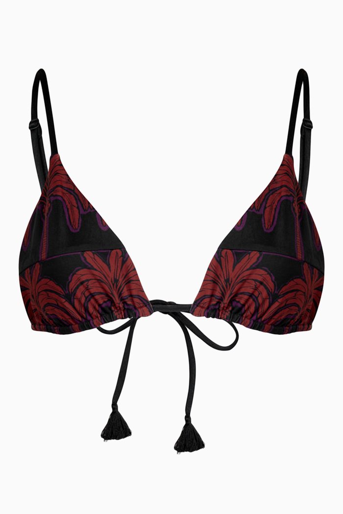 

Wairua Bikini Top in Lycra, Black