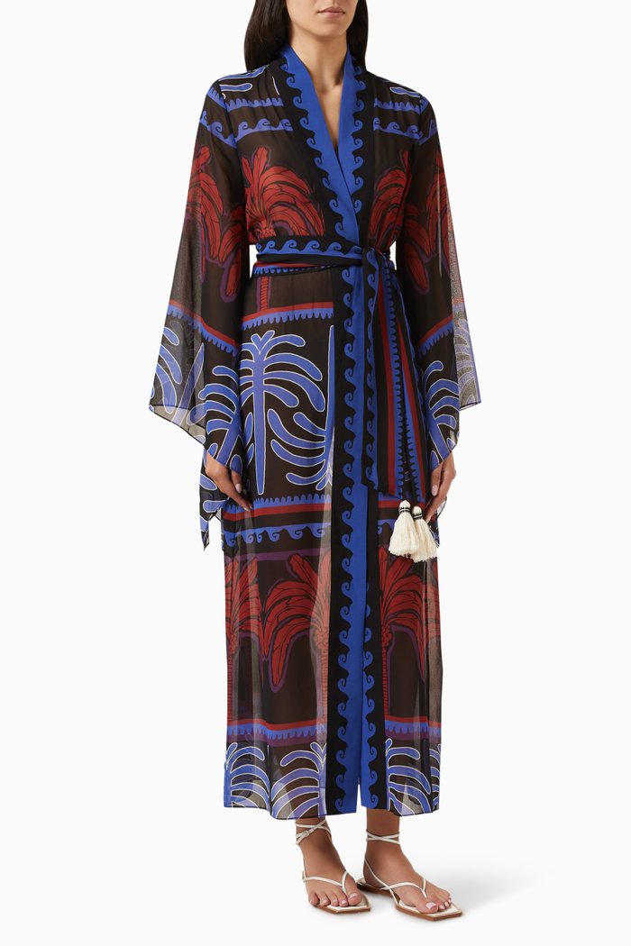 

Twende Belted Kimono, Multicolour