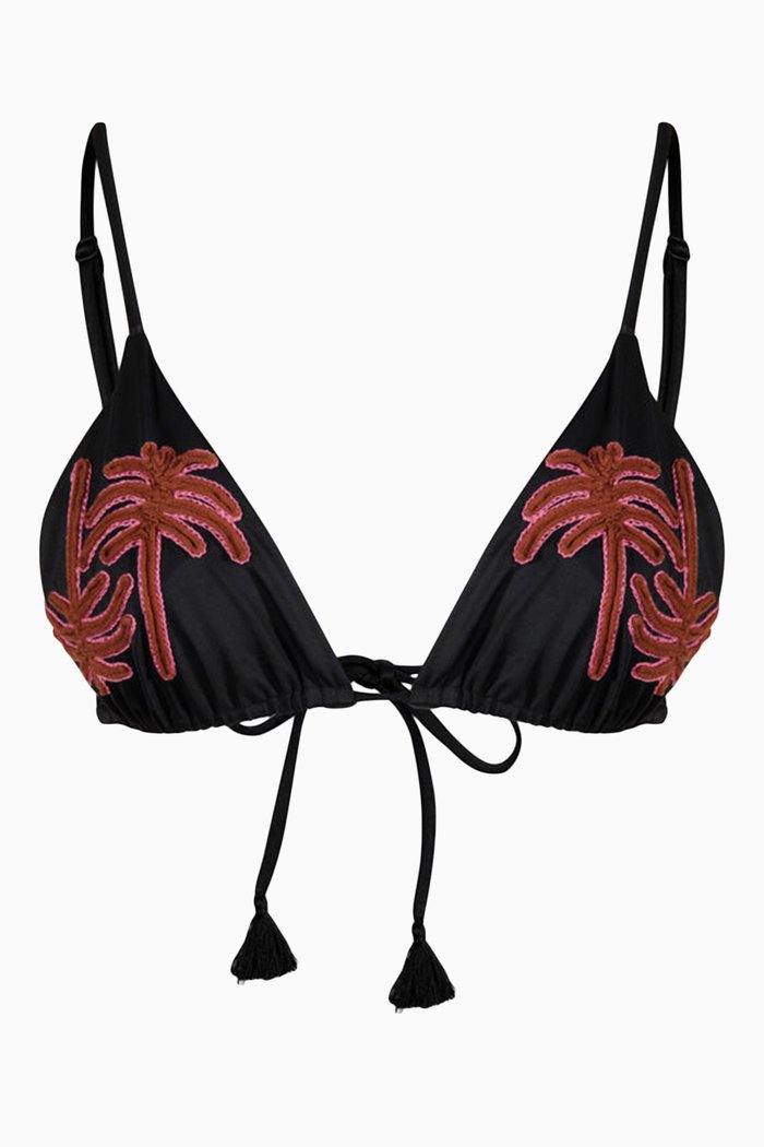 Enjipai Bikini Top in Lycra, Multicolour