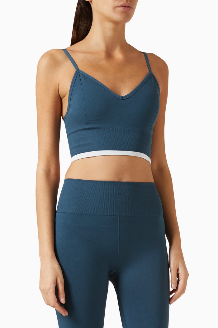 

Form Seamless Bronte Bra in Stretch Nylon, Blue