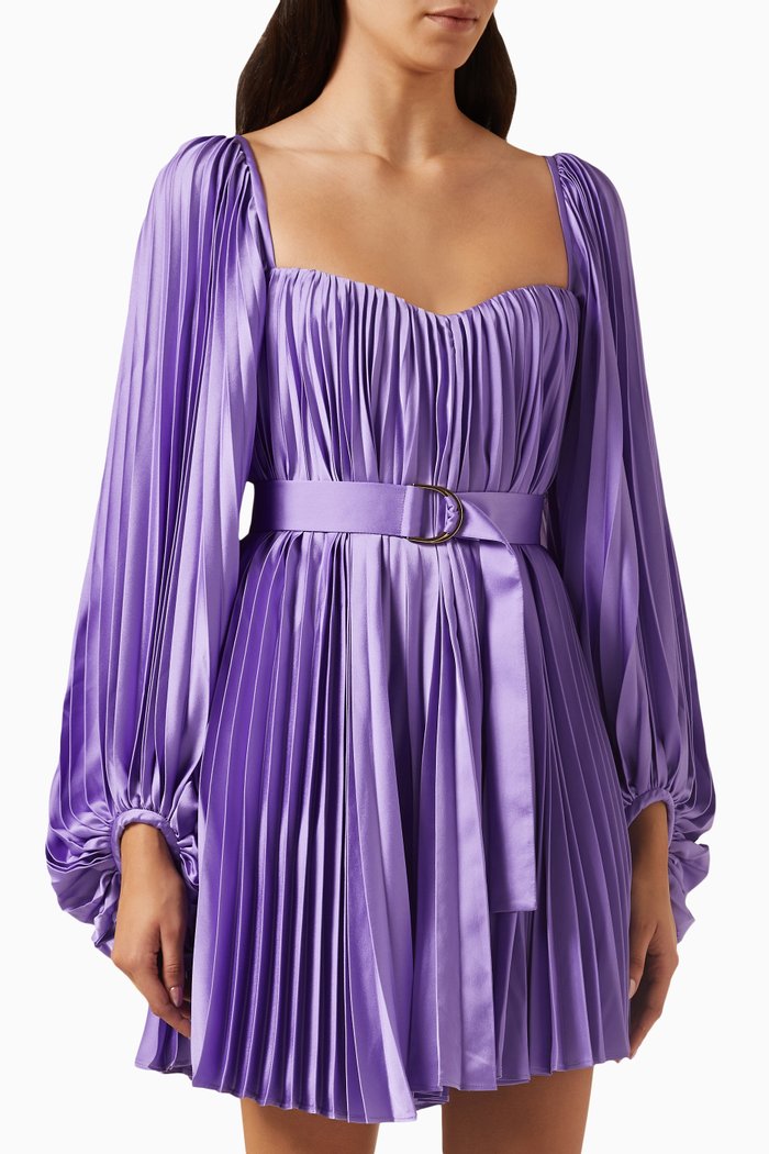 

Montague Mini Dress, Purple
