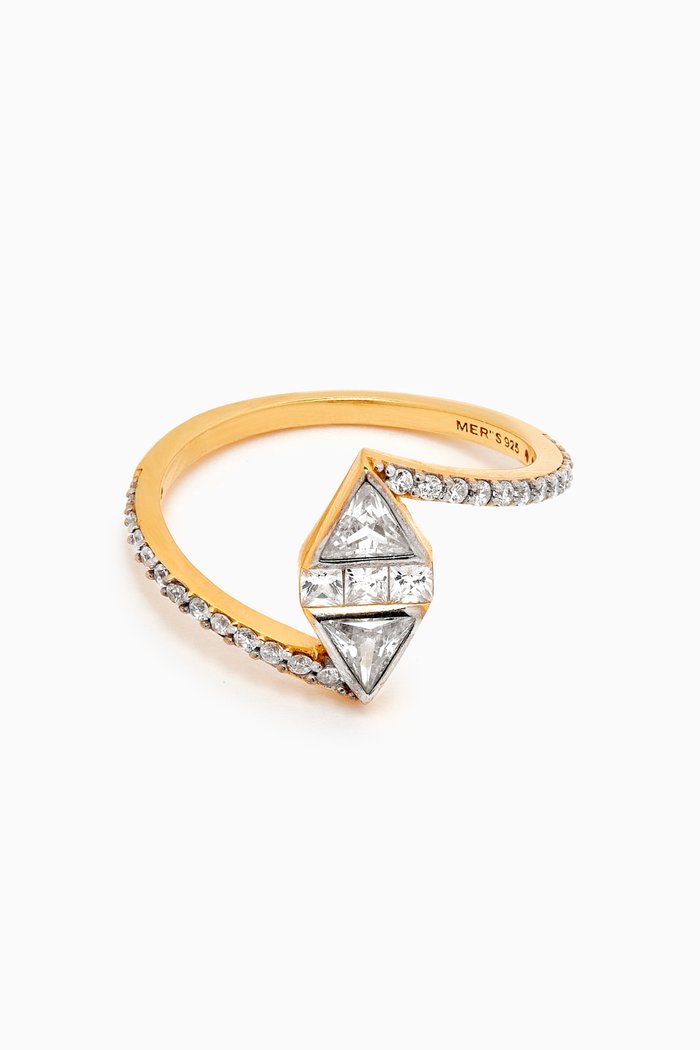 

All I Need Ring in 24kt Gold-plated Sterling Silver